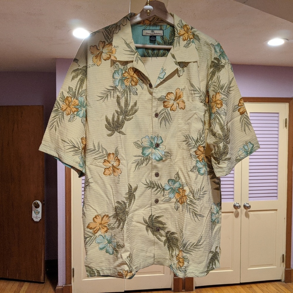 Relaxed Short Sleeve Hawaiian Beach Shirt